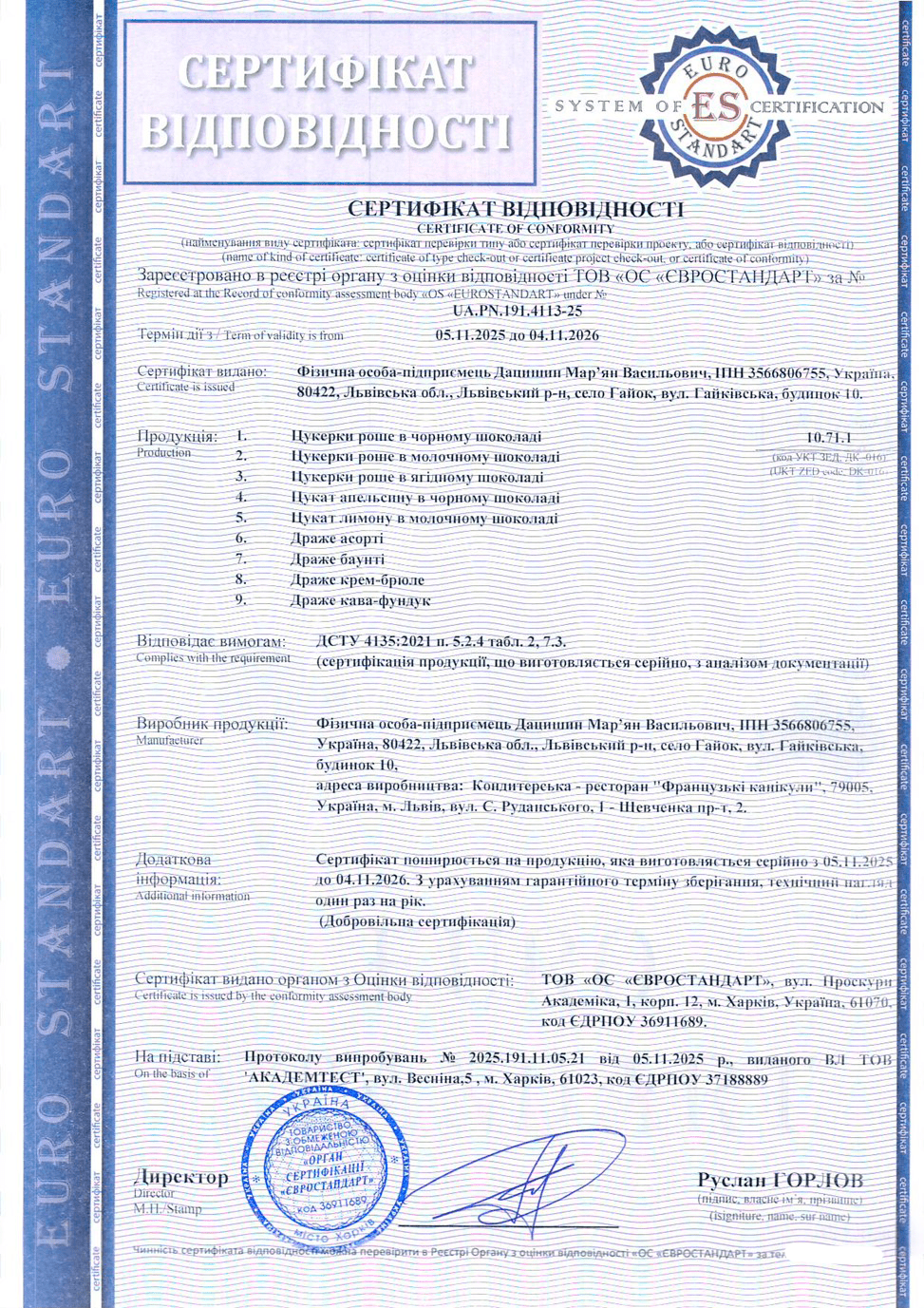 Сертификация конфет: 9 видов сладостей