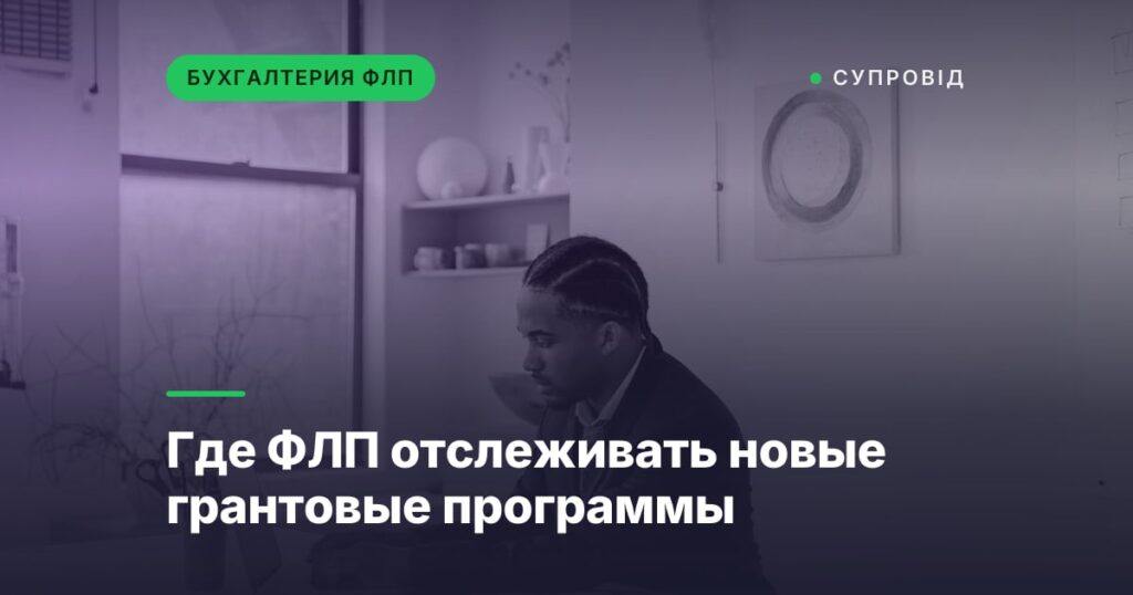Где ФЛП отслеживать новые грантовые программы
