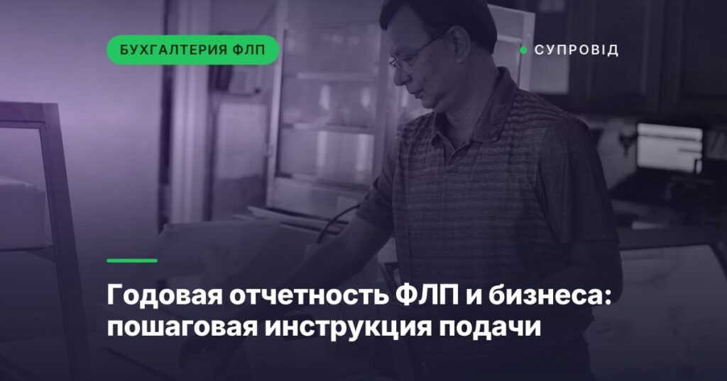 Годовая отчетность ФЛП и бизнеса: пошаговая инструкция подачи