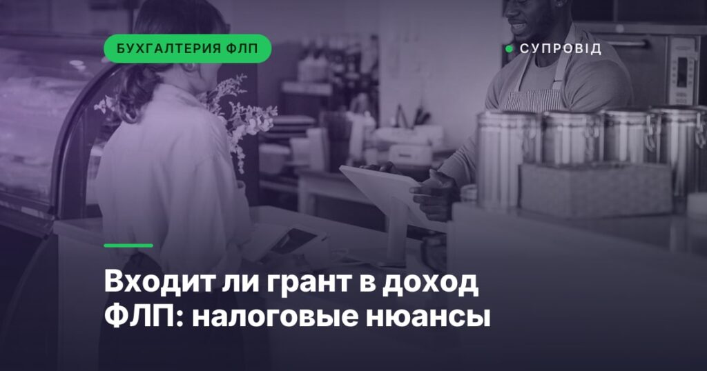 Входит ли грант в доход ФЛП: налоговые нюансы